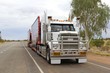 Road train in the outback of Australia
