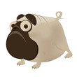 mops cartoon hund lustig