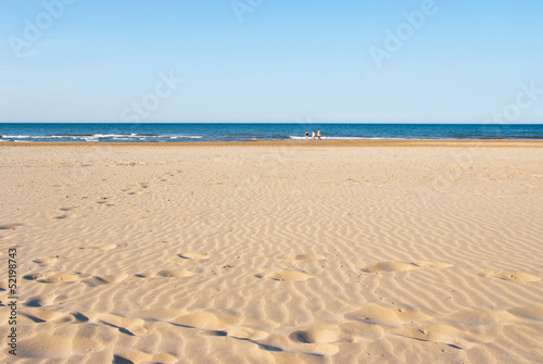 Photo: Beach at sunset, walk Beach at sunset, walk