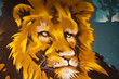 Graffiti Lion