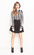 pleated look
