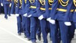Soldiers marching