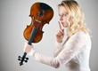 Woman with Violin silencium