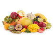 isolated heap of fruits