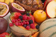 close up on fruits