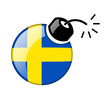 The Swedish flag
