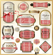 Luxury golden labels