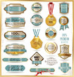 Luxury golden labels