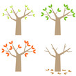 four seasons simple tree