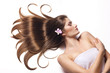 Photo: Beautiful woman with healthy long hair. Beautiful woman with healthy long hair.