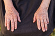 Elderly woman's hands