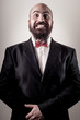  funny elegant bearded man