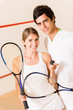 Couple of squash players