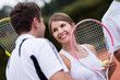Tennis couple