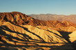 Photo: Zabriskie point during sunrise Zabriskie point during sunrise