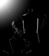 caffè silouette