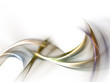 Illustration: Abstract gold and steel waves Abstract gold and steel waves