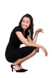 Woman in the squat