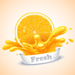 Juicy orange