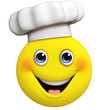 Illustration: 3d cartoon cute chef 3d cartoon cute chef
