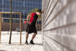 Athlete man tired