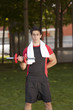 Photo: Strong man lifting weights Strong man lifting weights