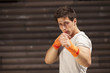 Foto: Kickboxing athlete male Kickboxing athlete male
