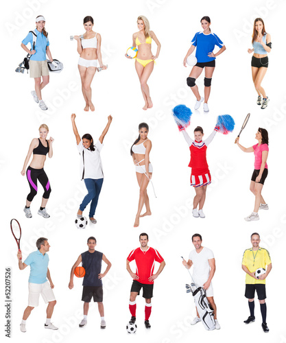 Photo: Various sports people Various sports people