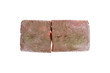 Foto: Broken brick isolated Broken brick isolated