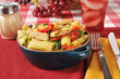 Photo: Chicken and broccoli on rigatoni Chicken and broccoli on rigatoni