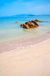 Paysage de plage en Corse