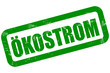 Illustration: Grunge Stempel grün ÖKOSTROM Grunge Stempel grün ÖKOSTROM