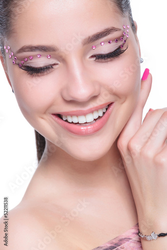 Photo: casual woman laughing casual woman laughing