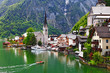 Hallstatt - small pretty villge of Alps. Austria