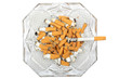 Photo: ashtray with cigarette ashtray with cigarette