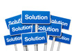 Illustration: Billboard with Solution Billboard with Solution