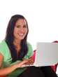 mädchen mit computer