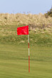 Red Golf Flag