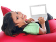 mädchen mit computer