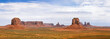 Classic Panorama of American West, Monument Valley