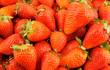 Fresh strawberries background