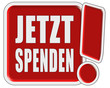 Illustration: !-Schild rot quad JETZT SPENDEN !-Schild rot quad JETZT SPENDEN