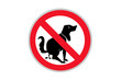 Keine Hundetoilette!