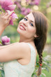 Spring portrait of a beautiful woman 