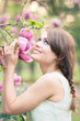 Spring portrait of a beautiful woman