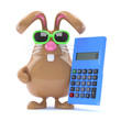 Chocolate bunny crunches the numbers