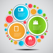 Infographic template business vector illustration