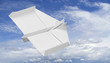 flying paper plane