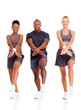group of fit people working out
