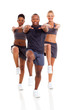 portrait of people exercising